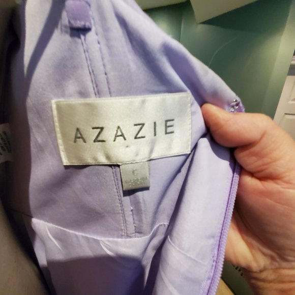 NWT Azazie Naeem Floor Length Dress - Picture 6 of 6